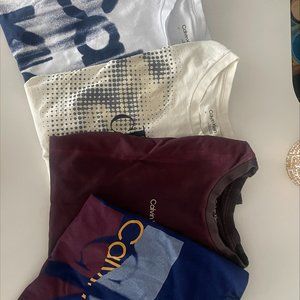 Calvin Klein Logo T Shirts - Set of 4